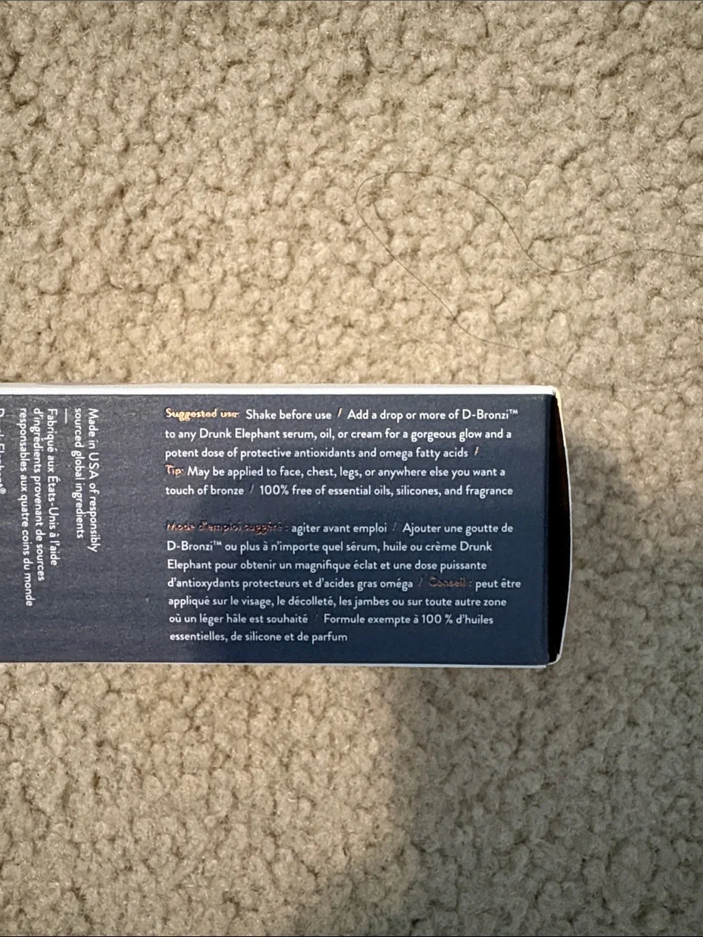 Drunk Elephant D-Bronzi Anti-Pollution Sunshine Drops — NIB!